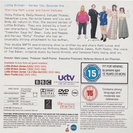 Little Britain DVD Promo The News Of The World Series Two Episode One BBC