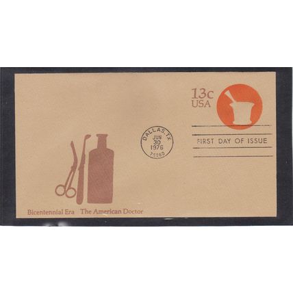 FDC U574 13c Mortor (No Cachet-U/A) CV40166