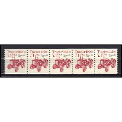2127a 7.1c Tractor Fine MNH Dry Gum PNC 1/5 AA0335