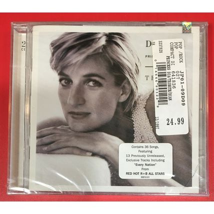 DIANA PRINCESS OF WALES TRIBUTE by VARIOUS ARTISTS (2 CDs, 1997 - USA -Sony) NEW