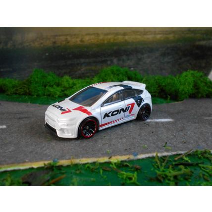 Hotwheels Ford Focus RS Koni (white) good condition