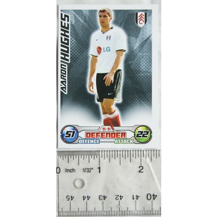 2008/09 Topps Match Attax Trading Card - Aaron Hughes, Fulham FC