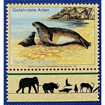 ZAYIX - 1994- United Nations Vienna #164 - MNH -Animals - Endangered - Monk Seal