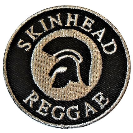 Trojan Reggae Black MOD Scooterist Iron/ Sew On Embroidered Cloth MODS Patch