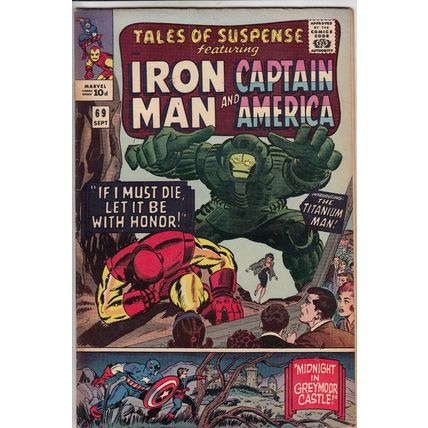 Tales of Suspense 69 - 1965 - 1st Titanium Man - Very Good + - REDUCED PRICE