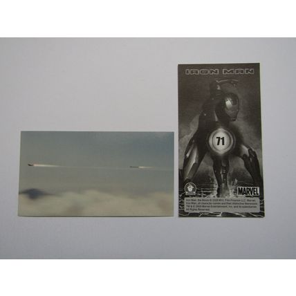 Marvel - Iron Man The Movie 2008 - Preziosi Sticker Drop-down Choice (e18)