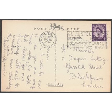 The Harbour, Newlyn, Cornwall, 1966 - Jarrold Postcard