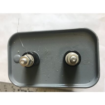 EMERSON ELECTRIC 12-749302-10 NWL,PAPER CAPACITOR,40uF 370VAC 60HZ 958-501403,ER