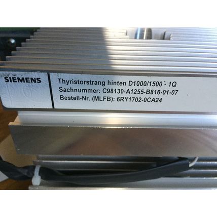 NEW SIEMENS 6RY1702-0CA24,C98130-A1255-B816-01-07,D1  000/1500 1Q,ZSB 30X265,EB