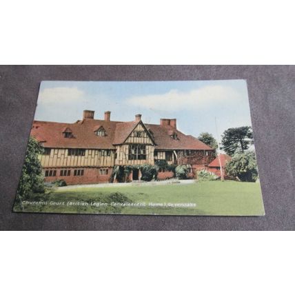 1960s Postcard - Churchill Court Legion Convalescent home - Sevenoaks, Kent