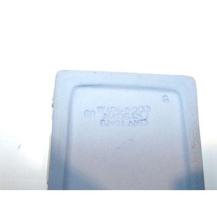 Wedgewood Jasperware Vesta Blue Match Trinket Box Made in England