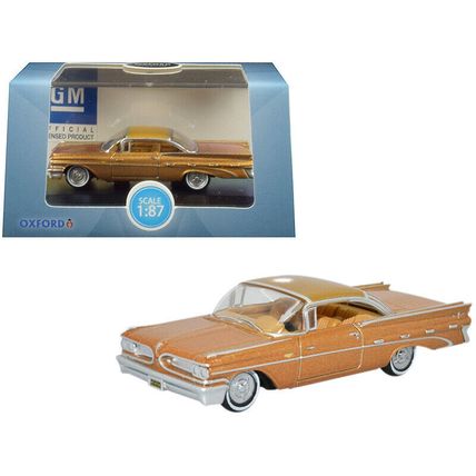 1959 Pontiac Bonneville Coupe Canyon Copper Metallic 1/87 (HO) Scale Diecast ...