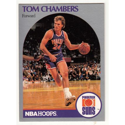 1990-91 Hoops Tom Chambers basketball card #234 - Suns