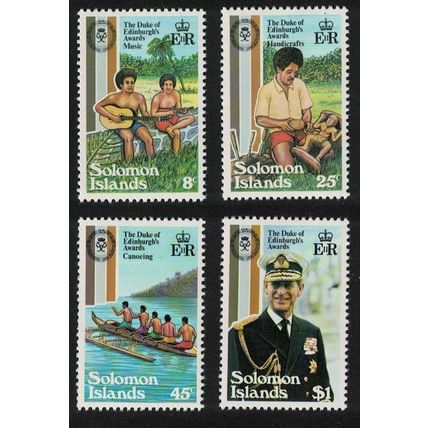 Solomon Is. Music Sculpture Duke of Edinburgh Award 4v 1981 MNH SG#448-451