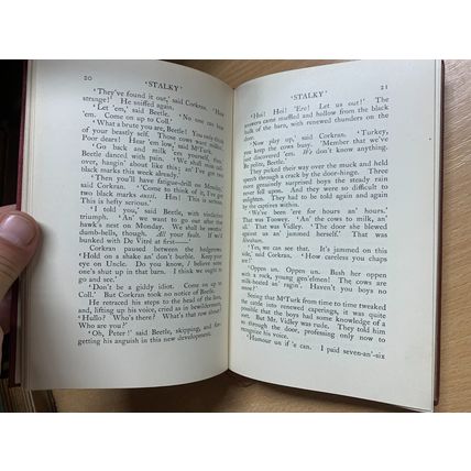 1929 RUDYARD KIPLING "THE COMPLETE STALKY & CO" ILLUSTRATED LEATHER BOOK (P4)