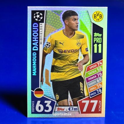 Match Attax CHAMPIONS LEAGUE 2017/2018 topps PRO 11 CARD Mahmoud Dahoud P6