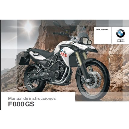 BMW F800GS MANUAL DE INSTRUCCIONES 2015 MOTOCICLETA 202 PAGINA ESPANOL
