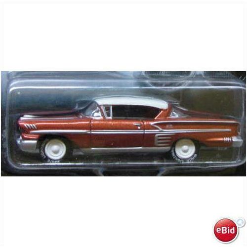 JL Johnny Lightning 1958 CHEVY IMPALA White Lightning - American Chrome Series