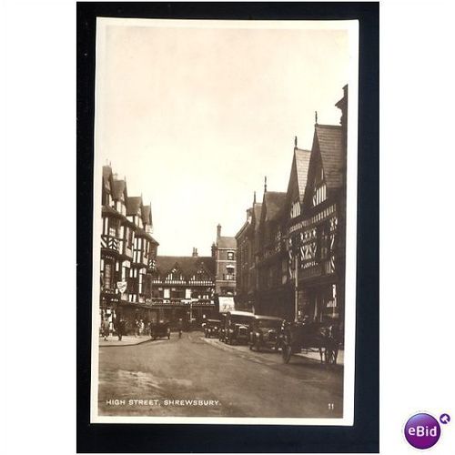 Shropshire SHREWSBURY High Street Postcard (11)