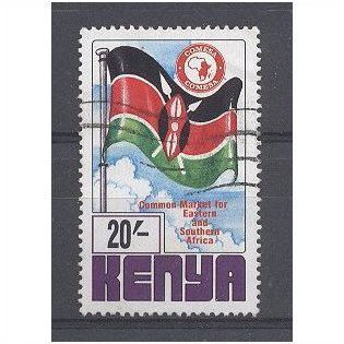 Kenya.SG721 20s Kenyan flag and logo.Fine Used.stmpxaut12