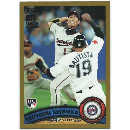 2011 Topps Gold - #501 - Tsuyoshi Nishioka /2011