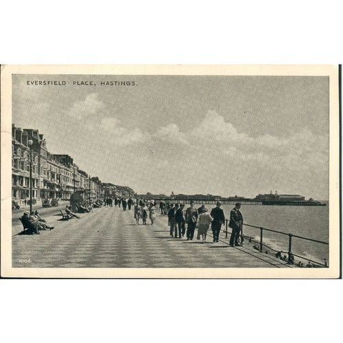 Vintage GB Postcard - Eversfield Place, Hastings, Sussex