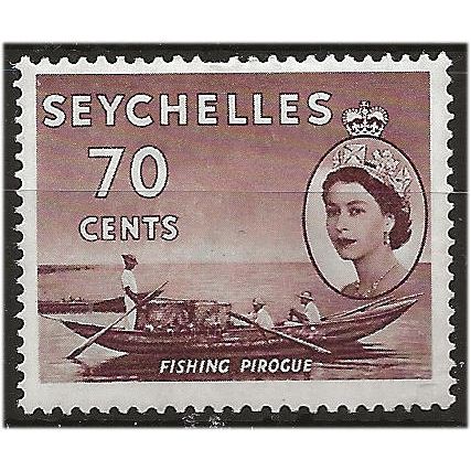 Sarawak 1956 SG183a 70c Purple-Brown Unmounted Mint .. .