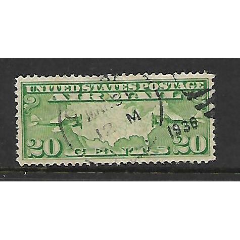 USA 1926 AIR 20c GREEN DE HAVILAND SG A630 FINE USED