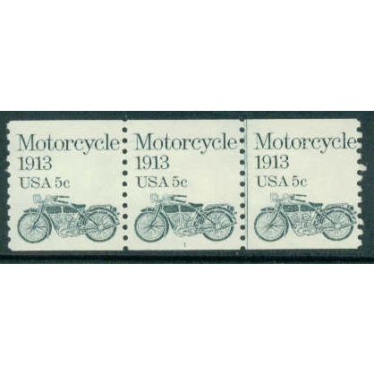 1899 5c Motorcycle Fine MNH Dry Gum PNC 1/3 A02057