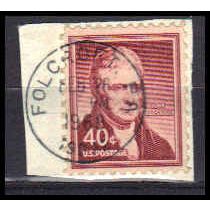 Used 1050 40c John Marshall Folcroft, PA. E1311