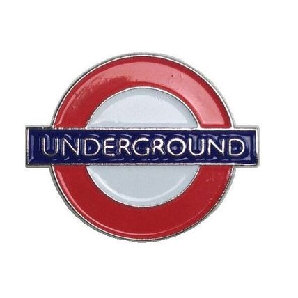 Underground Tube Train London Transport Metal Enamel Lapel Badge Brooch 23mm NEW