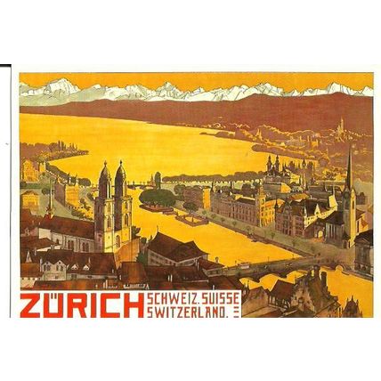 Advertising ZURICH Postcard (Photoglob 1113)