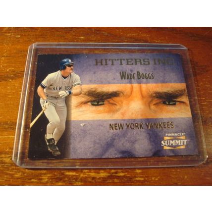 1996 Summit, Hitters Inc, #'d 1210/4000, WADE BOGGS, Yankees, #7