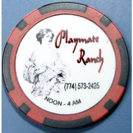 Playmate Ranch. Brothel Casino Chip. Mina, NV. BR04.