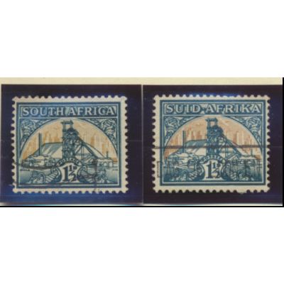 South Africa Stamps Scott #45a To 45b, Used