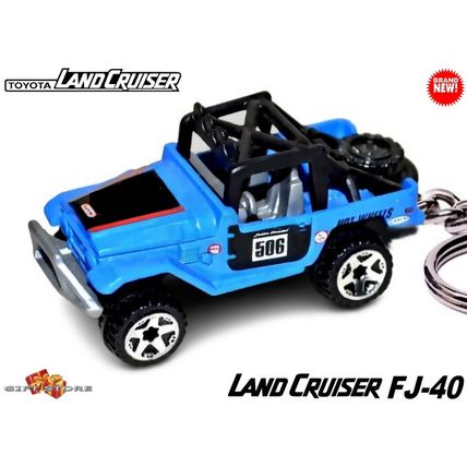 RARE KEYCHAIN BLUE TOYOTA LAND CRUISER FJ40 CUSTOM Ltd.