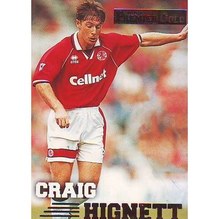 Merlin Premier Gold English Premier League 1996/97 Craig Hignett
