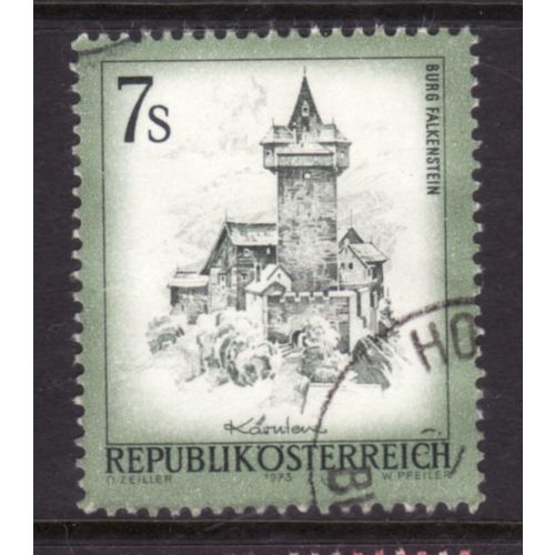AUSTRIA 1973 SG 1685 VIEWS 7s FALKENSTEIN CASTLE FINE USED#