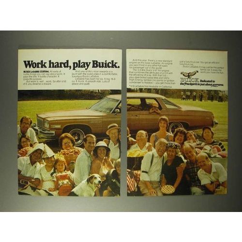 1975 Buick LeSabre Custom Car Ad - Work Hard