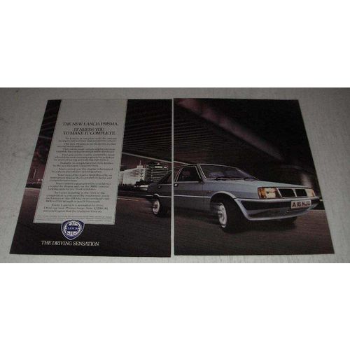 1983 Lancia Prisma Ad - Make it Complete