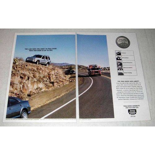 2004 Jeep Liberty Ad - Law Says You Have to Pull Over