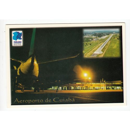 Cuiaba Airport Brazil Postcard 23