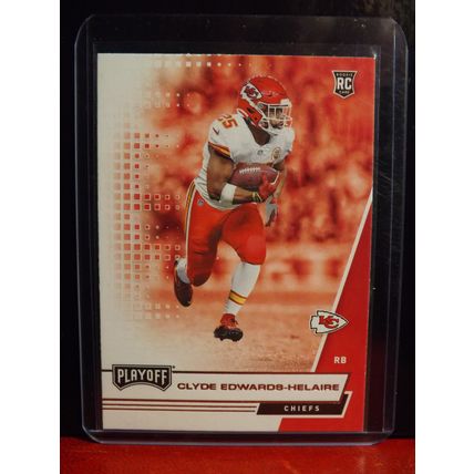 2020 CLYDE EDWARDS-HELAIRE (Kansas City Chiefs) Panini Playoff RC #221