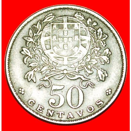 LIBERTY (1927-1968): PORTUGAL ★ 50 CENTAVOS 1968! LOW START★NO RESERVE