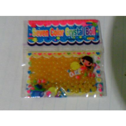 Crystal Mud decorative water beads - Yellow