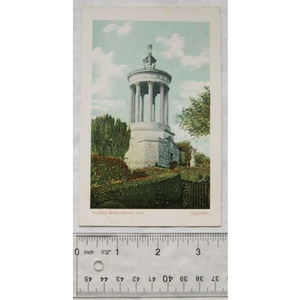 vintage postcard Burns Monument, Ayr