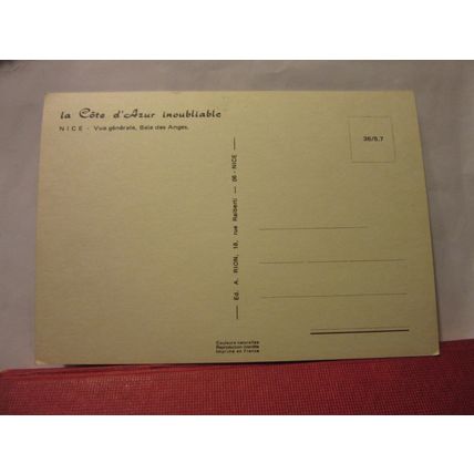 NICE, FRANCE. unused vintage postcard 36/5.7 =