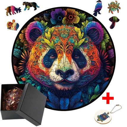 Panda Wooden Puzzle for Jigsaw Lover 28 CM * 28 CM Uniquely Stress Relieves