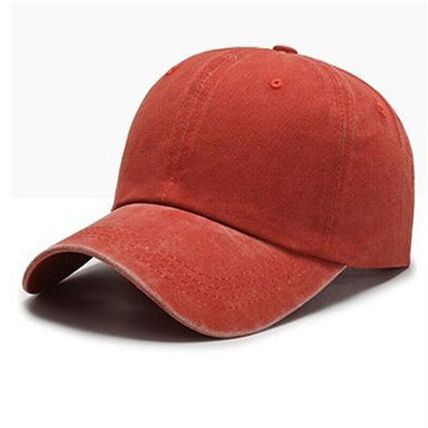 Unisex Cap Plain Color Washed Baseball Cap Casual Adjustable Outdoor Trucker