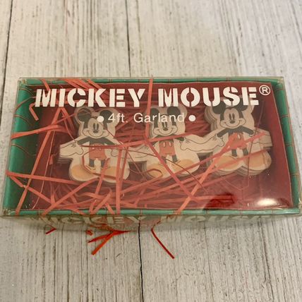 VTG Kurt Adler Mickey Mouse Paper Garland 4 ft Walt Disney Christmas New Box NOS